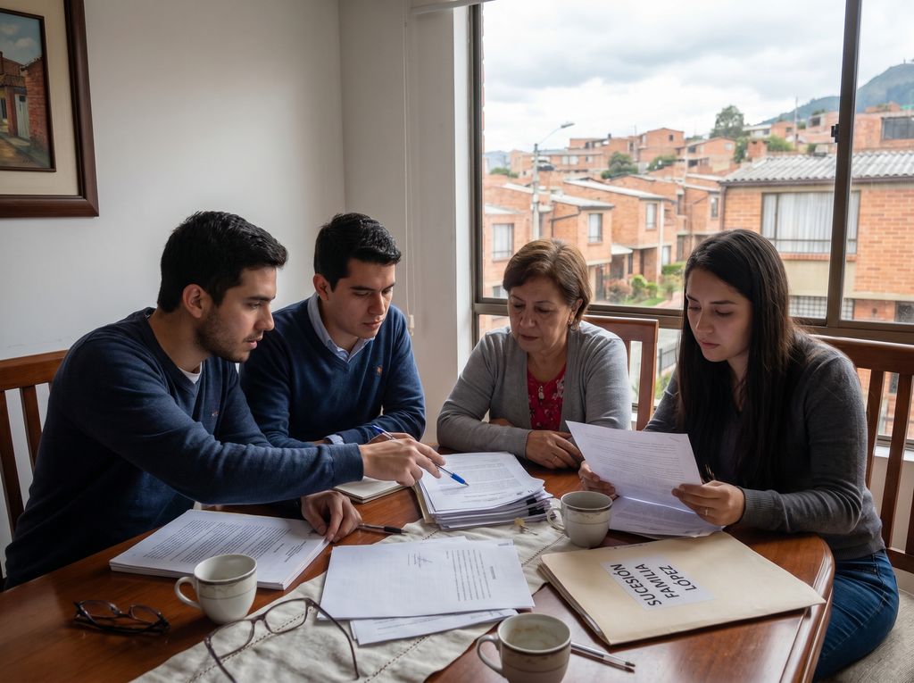 Sucesión notarial y judicial en Colombia